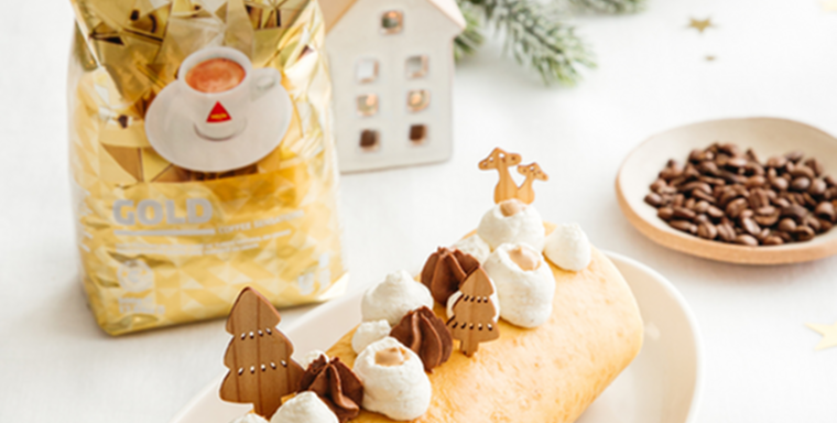 UNE DÉLICIEUSE RECETTE BÛCHE DE NOËL DELTA CAFES 
