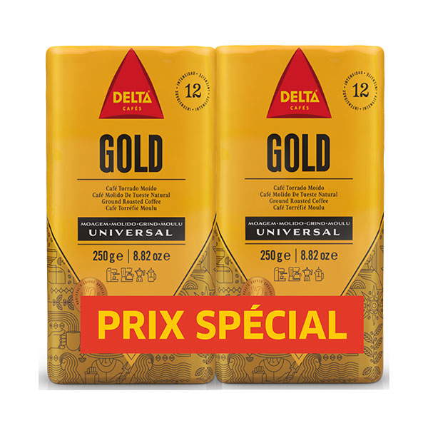 DELTA CAFÉS GOLD MOULU (2x250g)