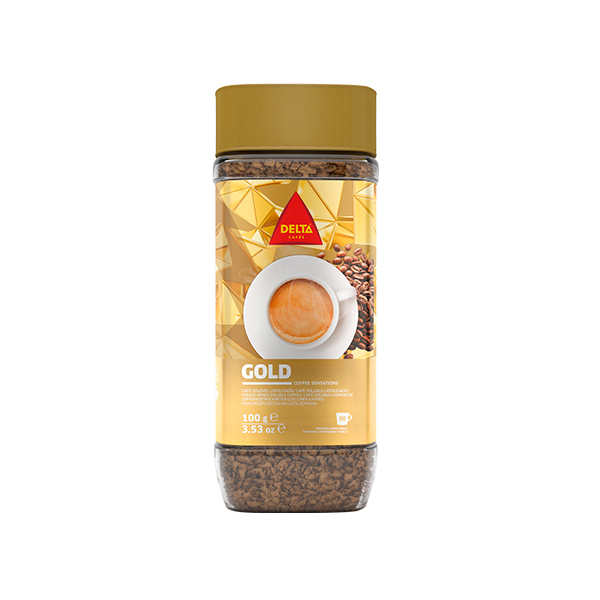 Delta Cafés Gold Soluble 100g Delta Cafés Gold Soluble 100g