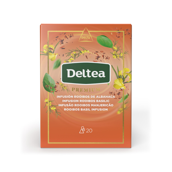 Deltea Infusion Rooibos Basilic 20 Pyramides Deltea Infusion Rooibos Basilic 20 Pyramides
