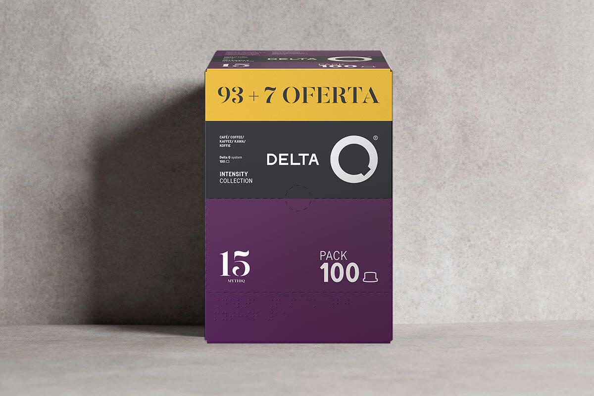 Delta Q Mythiq Pack 93+7 Capsules Offerts