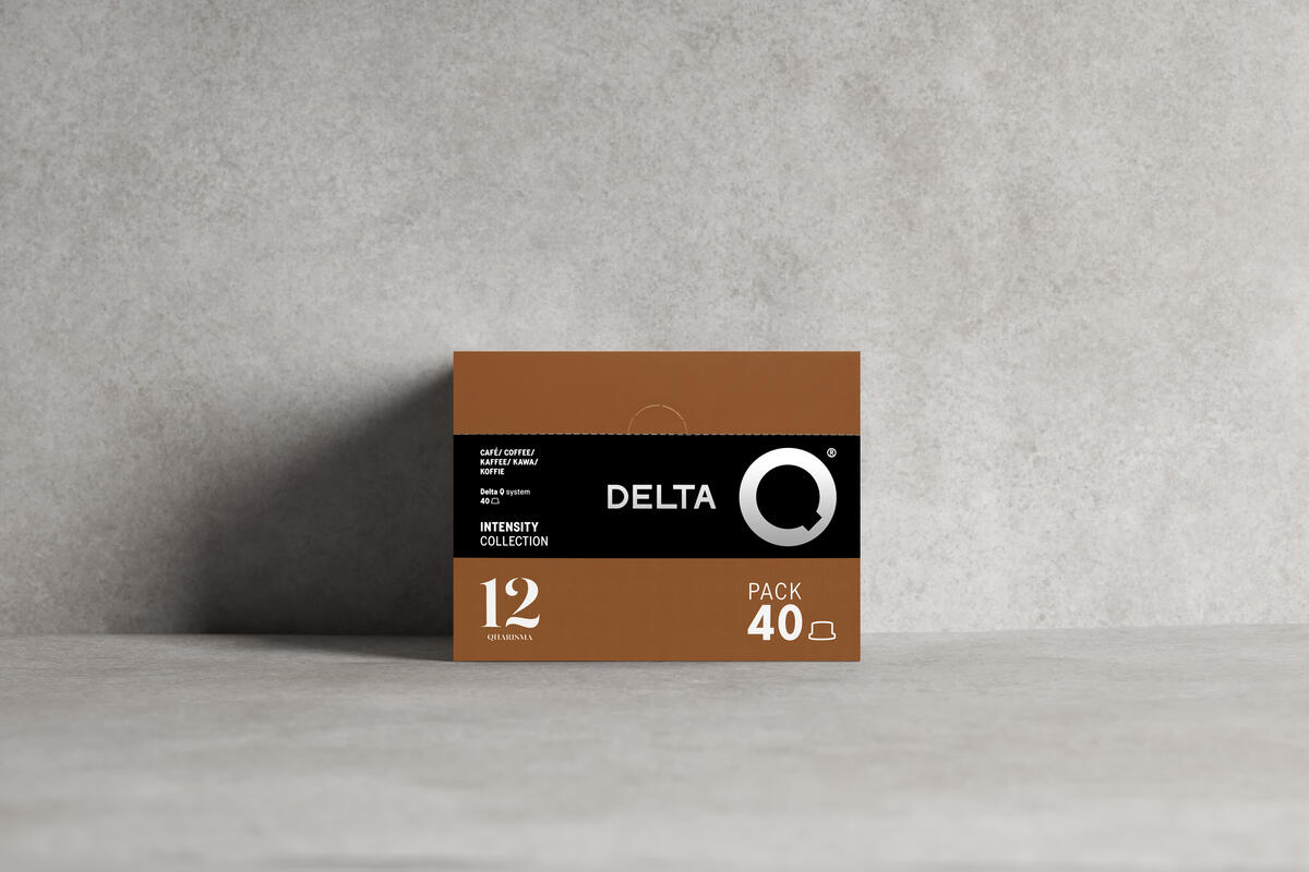 Pack 40 coffee capsules Delta Q Pack intensity 10, 12 & 14